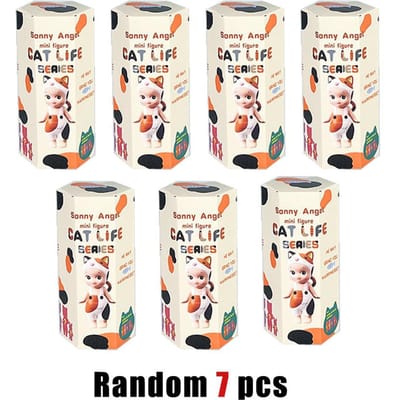 S Angel Kleine Engelpop Kat Leven Serie Blind Box Pop Sleutelhanger Hanger Handgemaakte Hanger Cadeaus