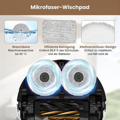 Dailygoods- Accessoires voor Dreame X50 Ultra Complete - 2 Hoofdborstels - 6 Stofzuigerzakken - 2 Filters - 4 Borstels - 6 Reinigingspads - Stofzuigeraccessoires