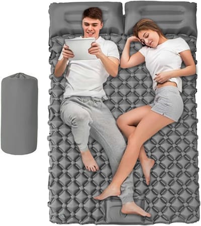 Opblaasbaar Luchtbed - Slaapmat Kampeer - Outdoor Avonturen - Waterdicht Nylon TPU - 190 x 120 x 5 cm