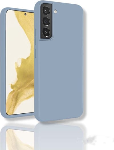 oTronica Hoesje Geschikt Voor Samsung Galaxy S22 Plus backcover liquid siliconen hoesje - Graniet Grijs