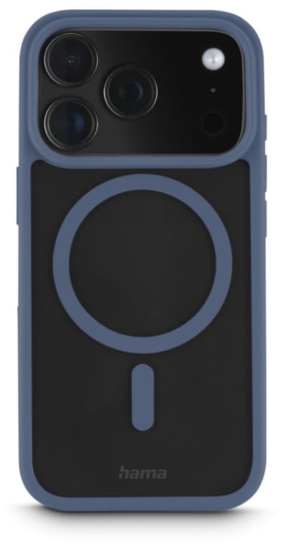 Hama hoesje geschikt voor Iphone 17 Pro - Frame Protect cover - Blauw