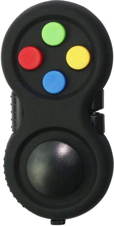 Fidget Pad Rainbow - Game controller voor stress en angst - 9 functies