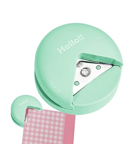 Ronde Snijder - Hoek Afronder - Papier Bewerken - Compact Ontwerp - 6 x 3.5 cm