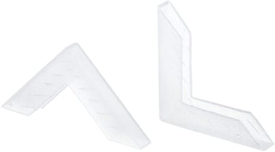 Dailygoods- Hoekbeschermer L-vormig 33x4mm - Pak van 36 - Bescherming voor keramiek/glass - Ondersteuning bij transport/opslag - Voorkomt breuk/vervorming - Hoekbescherming