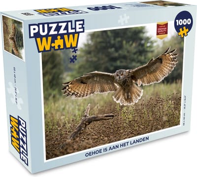 Puzzel Oehoe is aan het landen - Legpuzzel - Puzzel 1000 stukjes volwassenen