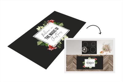 Keukenloper - Loper keuken - Kerst - Quote - Magie - 120x60 cm - Keukenloper vinyl