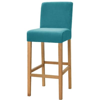 Pluche Fluweel Korte Rug Stoelhoes Stretch Effen Kleur Barstoelhoezen Voor Eetkamer Café Huisgebruik Decor Ruimtebesparend Stoel Slipcover 1 stuks 1 piece
