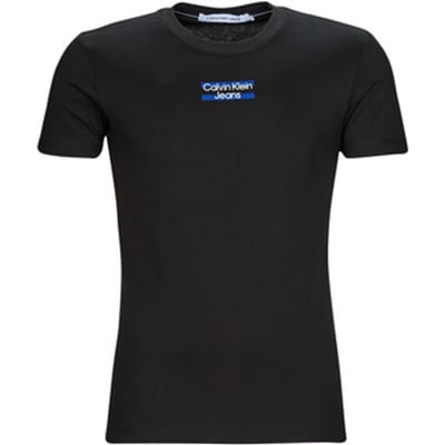 T-shirt Korte Mouw Calvin Klein Jeans TRANSPARENT STRIPE LOGO TEE
