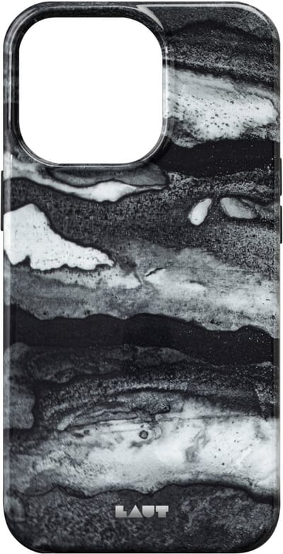 Laut Huex Ink natuursteen hoesje voor iPhone 13 Pro - zwart