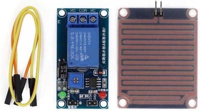 Regensensor Relais - Vochtigheid Module - Automatische Irrigatie - Verstelbare Gevoeligheid - 12V - Groen