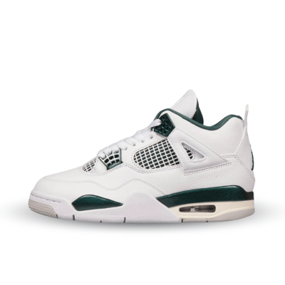 Air Jordan 4 Retro GS Geoxideerd Groen Kindersneakers Wit Neutraal-Grijs FQ8213-103 38