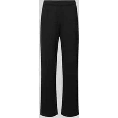 Sweatpants met lengtenaden en labelstitching