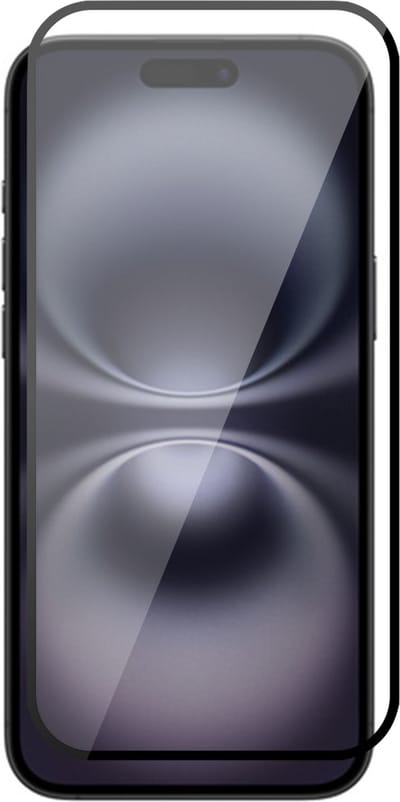 Screenprotector geschikt voor iPhone 16 - Volledig Dekkend Gehard Glazen Tempered Glass Krasbestendige Screen Protector