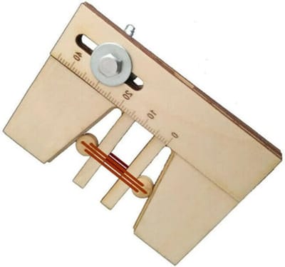 Aanpasbare Mooring Tool voor Houten Scheepsmodellen - Extra Houten Dead Eyes en Handgereedschap voor Klassieke Zeilmodellen, Ideaal voor Modelbouw en Scheepsbouw