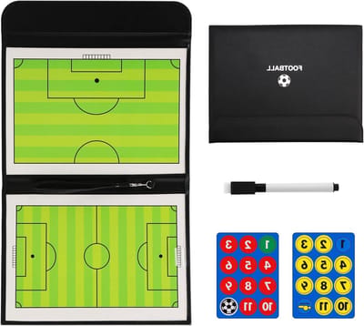 ByShane - Voetbal Coach Tactische Board met Magnetische Tactiek Board en Marker Stukken