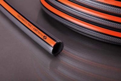 Tuinslang - Waterslang Irrigatieslang - Tuin Besproeien - 5-laags Knikvrij - 13 mm 20 meter - Grijs Oranje