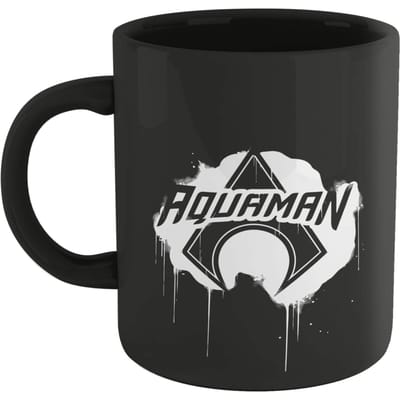 Aquaman Graffiti Mug - Black
