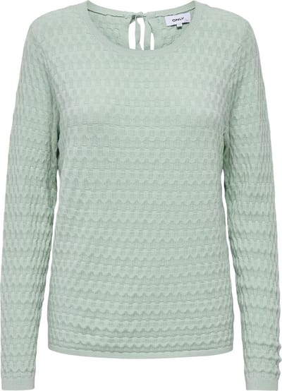 ONLY - ONLFAYE LIFE LS STRUC BOATNECK CC KNT - Meisjes - Gebreide truien