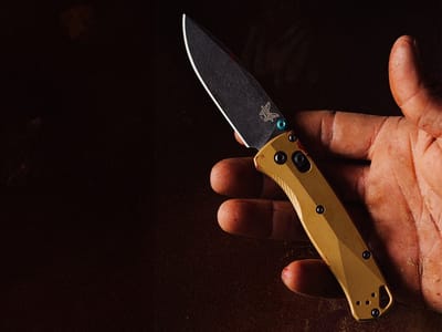 Benchmade Bugout Burnt Brass