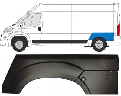 Reparatiepaneel achterspatbord voor Opel Movano 2021-2026 / Links