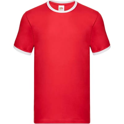 T-shirt Fruit of the Loom Ringer