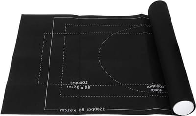 Jigsaw Puzzelmat Roll-Up van Vilt, Geschikt voor 1500 Stukken, Ideaal voor Puzzel Liefhebbers en Gezinnen (66 x 117 cm)