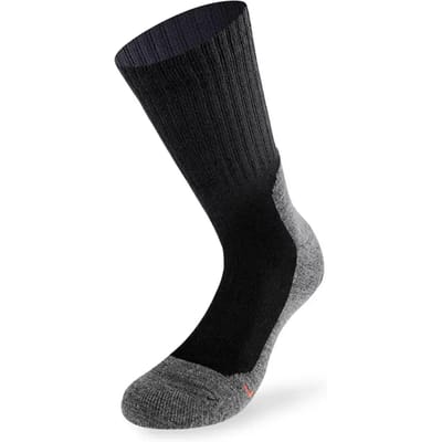 Lenz Wandelsokken Trekking 5.0 Polyester Zwart 2 Paar Maat 35-38