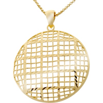 Orphelia Dames 925 Sterling Zilveren Ketting met Hanger - Goud ZK-7189/G