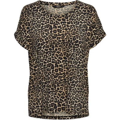 Regular fit T-shirt met viscose, model 'MOSTER'