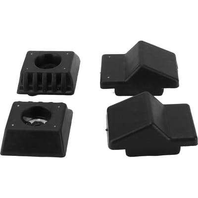 4 stuks Achterklep Stop Buffer Rubber 1247580044 Vervanging voor Mercedes W124 A124 C124 S124 black