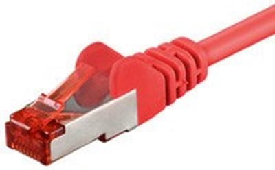 Danicom CAT6 S/FTP (PIMF) patchkabel - 50 meter rood - netwerkkabel - internetkabel - UTP kabel - RJ45 - 1000 mbit/s