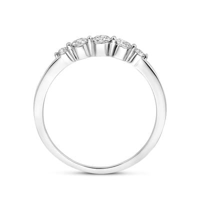 Gerhodineerd Zilver Ring Met Zirkonia 1339812