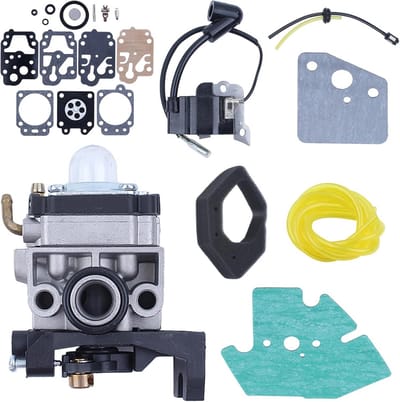 Carburateur Bougie Reparatiekit Inclusief Brandstofleiding en Afdichtingen voor Honda GX25 HHT25S FG110 Motor