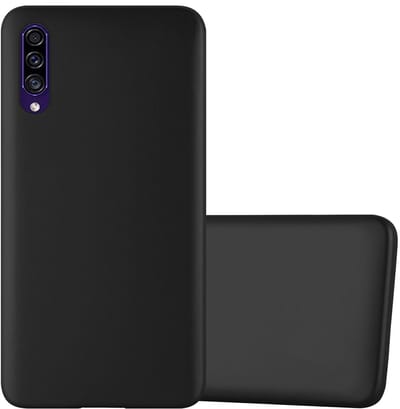 Cadorabo Hoesje geschikt voor Samsung Galaxy A50 4G / A50s / A30s in METALLIC ZWART - Beschermhoes gemaakt van flexibel TPU silicone Case Cover