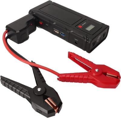 Auto Jump Starter - Batterij Booster - Motor Starten - 2000A Piekstroom - 18000mAh Capaciteit - Zwart