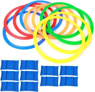 Snelheid Trainingsringen - Agility Cirkels - Sport Training - Set van 10 Stuks - 29cm Diameter - Multicolor