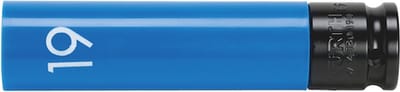 Wurth - 1/2 inch krachtdoppenset lang zeskant alu-velgen - 1/2 inch krachtdopsleutelinlay, extra lang Soort aandrijving Binnenvierkant Aansluiting 0 - Sleutelwijdte 19 mm