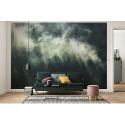 Komar Colours - Fotobehang Misty Crowns - Behang - Inclusief Lijm - 350 x 250 CM.