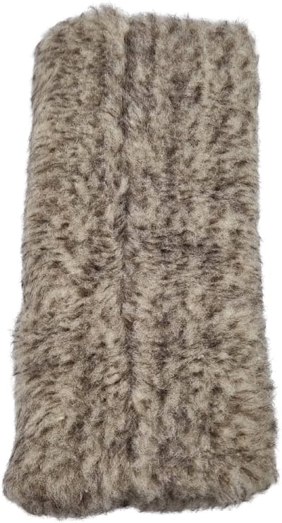 Wollen mof grijs - Dina Wool - licht grijs 100% wol