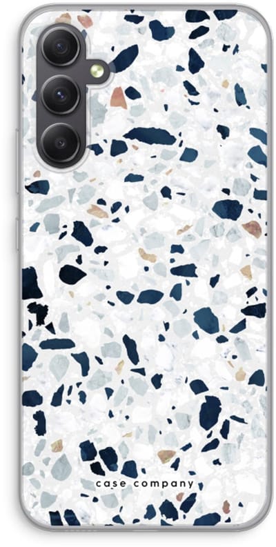 Case Company® - Hoesje geschikt voor Samsung Galaxy A34 hoesje - Terrazzo N°1 - Soft Cover Telefoonhoesje - Bescherming aan alle Kanten en Schermrand