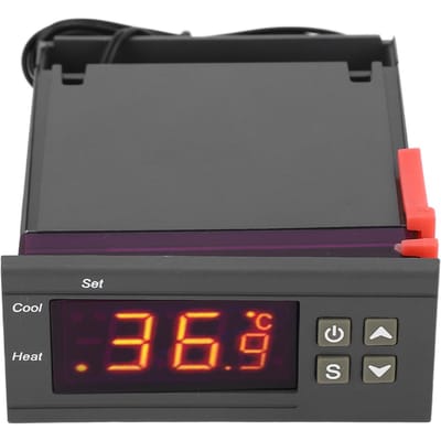 STC 1000 Temperatuurregelaar Digitale Thermostaat Regelmodule voor Fermentoren Koelkasten 110 black