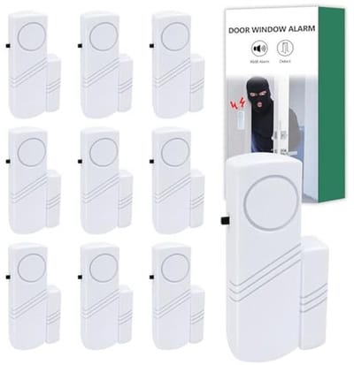 Deurwaalarmen voor Kindveiligheid - 90DB Inbraakalarm en Zwembadalarmen - 10 Stuks