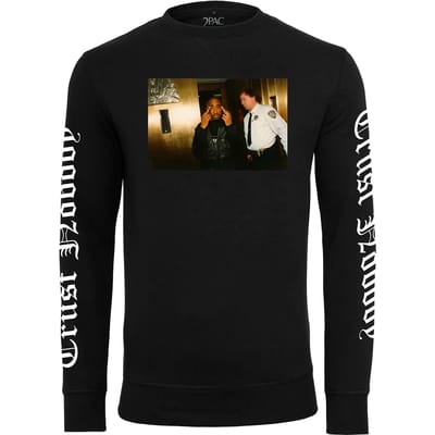 Mister Tee Tupac - Tupac Trust Sweater/trui - M - Zwart