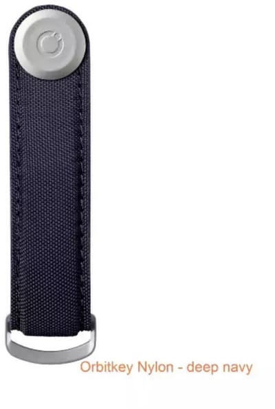 Sleutelorganizer Orbitkey Nylon - deep navy