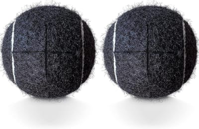 Voorgesneden Tennisballen - Meubelbeschermers Glide Balls - Vloeren Beschermen - Zachte Vilten Buitenkant - 2 Stuks - Zwart