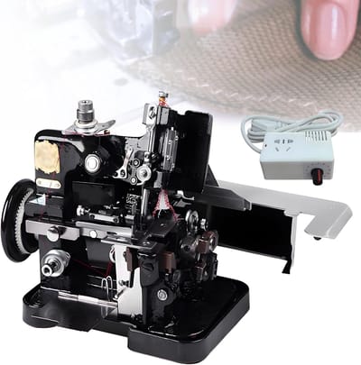 Elektrische Lockmachine - Lockmachine Set - Professioneel Naaiwerk - 3000 Steken Per Minuut - 255x210x270 mm - Zwart