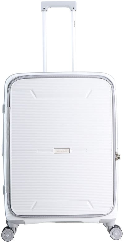 Saxoline Blue Boho Harde koffer / Trolley / Reiskoffer - (Medium) - Wit - Wit / Medium