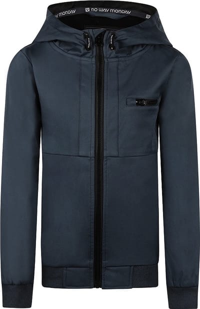 No Way Monday Jongens Jas - Steel blue