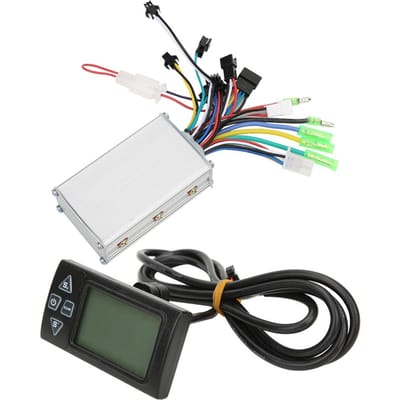Écran d'affichage LCD 350W 36V 48V Étanche Kit de Contrôleur Sans Balais pour Moteur de Scooter Vélo Électrique white