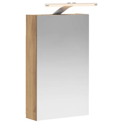 vidaXL - Badkamerspiegelkast - Artisanaal - eiken - 30 - x - 10,5 - x - 50 - cm
